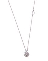 Necklace Damiani Woman Margherita in White Gold Diamante 16 Ct 20088140 - 20088140